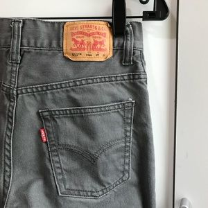 LEVI’S slim 511 jeans grey 27 x27